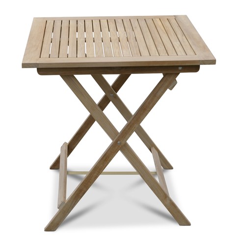 Teak klapptisch 70x70cm - teak,