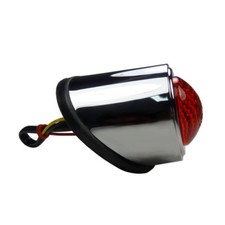 Motorradrücklicht Rund LED