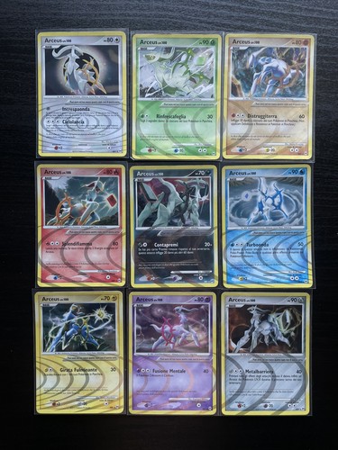 Arceus lot full set - lot,