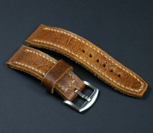 Braun leder uhrenarmband weich - leder,