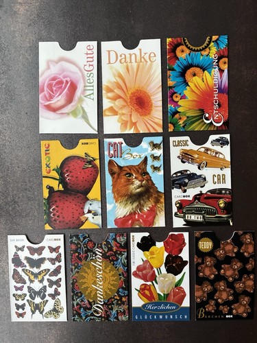 11x kartenhülle cardbox - 11x,