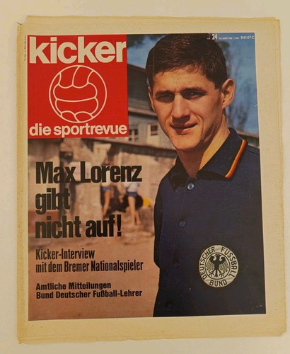 Fussball zeitung kicker 1966 - fussball,