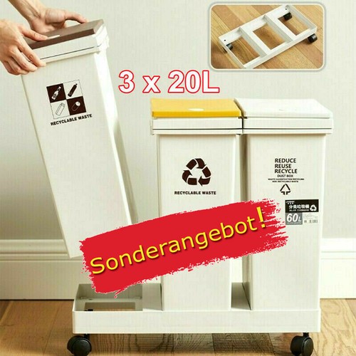 Mülleimer 3x20l abfalleimer - mülleimer,