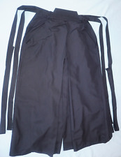 Hakama Kendo & Aikido schwarz Größe 28, 184-190 cm, 65% Polyester/35% Rayon