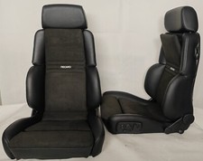 RECARO ORTHOPÄD 04 PAAR Schwarz Leder NEU BEZOGEN Defender, G Klasse, VW T6..
