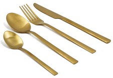 Festliches Besteckset Gold