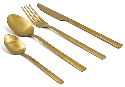 Festliches besteckset gold - besteckset,