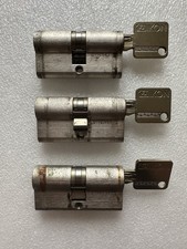 Ikon Schließzylinder, Doppelzylinder, Gleichschließend, mit Schlüssel, Edelstahl