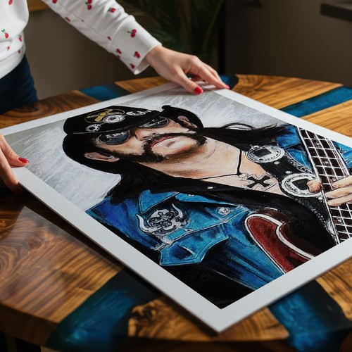 Lemmy motörhead kunstdruck - a3,