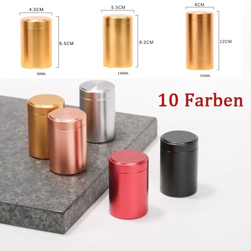 Metall teedose vorratsdose - metall,