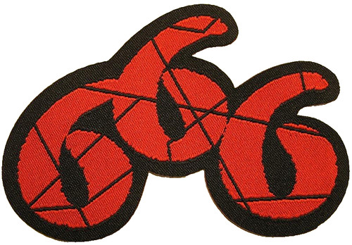 666 patch aufnäher 1 - 666, #
