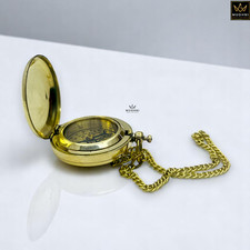 Messing Druckknopf Kompass