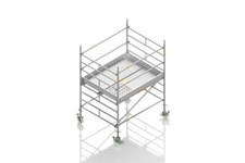 Breites Zimmergerüst AH 3,2 m Fahrgerüst Rollgerüst verschiedene Aufbauhöhen