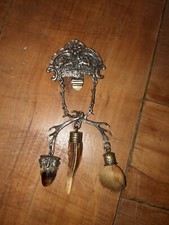 Trachten Rockstecker Damen Charivari zum einhängen am Rockbund.835 Silber