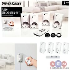 Funksteckdosen Set 5-tlg. 40m Reichweite 3680W Fernbedienung Master-Funktion