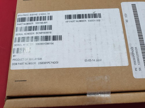 Amd sps proc - 8381he, opteron