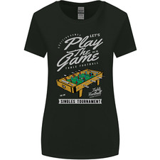 Tischfußball Play the Game Football Footy Damen T-Shirt breiter geschnitten