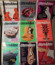 Gitarre & Bass Fachzeitschrift  Jahrgang 1999 - 9 Hefte - RAR