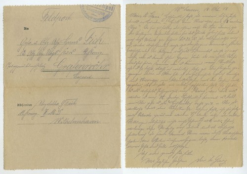 97554 feldpostbrief ohne - -,
