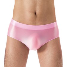 DEHerren Shorts Rave Briefs Tanz Unterhosen Party Unterwäsche Silky Höschen Pole