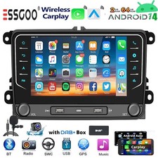 Android 14 2+64G Für VW GOLF 5 6 Passat Touran Tiguan EOS DAB+ Autoradio GPS MIC