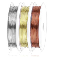 3 Rollen Basteldraht Dünn