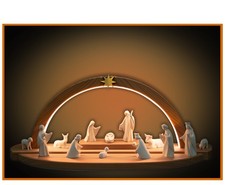 Schwibbogen Erzgebirge Heilige