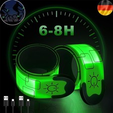 2x LED Armband USB Akku