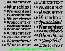 Wunschtext Aufkleber Schriftzug 20cm Sticker Oil Slick Instagram Firma Name Auto