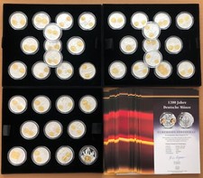 Medaille 1200 J. Deutsche Münzgeschichte 999 Ag Zertifikat, AUSWAHL Teil 1 (5M14