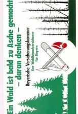 schönes Schild Metallschild Blechschild Bayerische Versicherungskammer Ein Wald