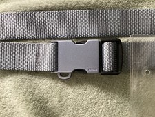 Prada Nylon Gürtel Herren Damen Hellgrau