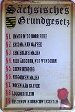 Blechschild Schild 20x30 cm -