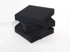 Absorber Breitbandabsorber 4stk. Schwarz Raumakustik Schalldämmung Hifi 