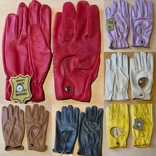 Unisex Echt Lederhandschuhe Autofahrer-Handschuhe Weiche Fahrer Sporthandschuhe