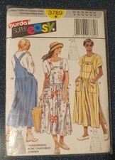 Schnittmuster burda super easy 3789 - Trägerröcke - älteres Modell