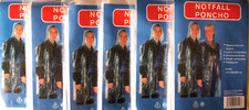 6 Stück Regenponcho Notfallponcho Regencape Festivalponcho Einweg Regenschutz