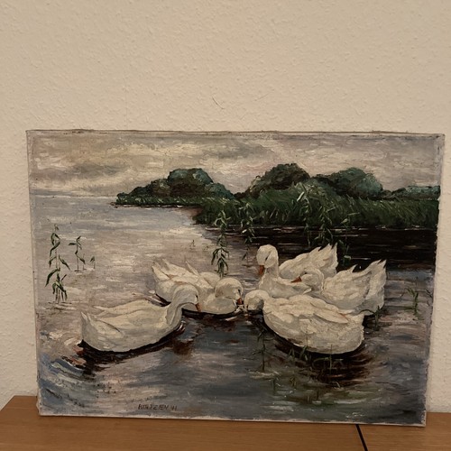 Original ölgemälde enten - original, „enten