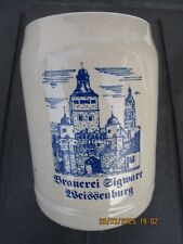 0,5 L Krug Bierkrug  Brauerei Sigwart Weissenburg
