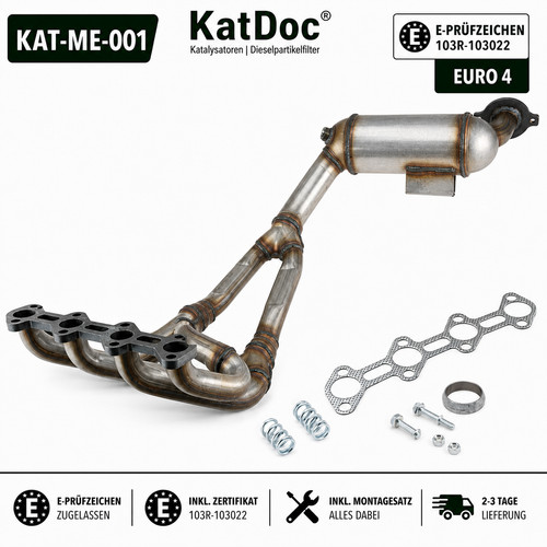 Katalysator für mercedes - ✅katalysator,