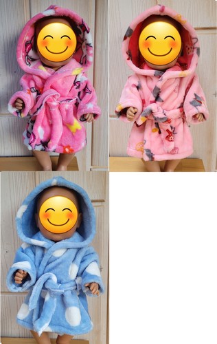 Puppenkleidung bademantel - puppenkleidung,
