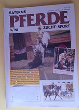 Bayerns Pferde  Zeitschrift 1 Stk Augabe Jahr 8/98