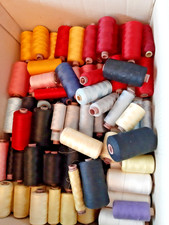 Zwirn, Nähgarn in vielen Farben, ein Karton voll --   ca. 6 kg