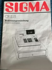 Sigma cr215 anleitung für - sigma,