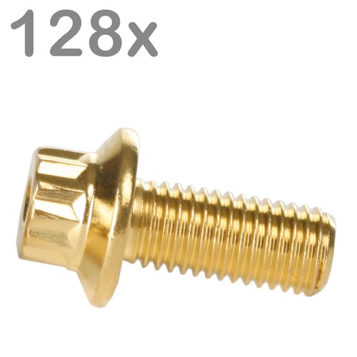 128 felgenschrauben m7x16 - ,
