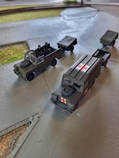 Airfix 1:72 Landrover ,+ Anhänger Konvolut, GB Armee, NATO, gesupert