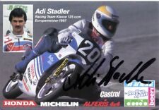 uralte AK, Autograph von Adi Stadler