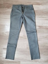 Leder Hose Grau W28 Krokodil Lederhose Lederjeans Slim Jeans Skinny Kroko Druck