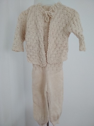 Stickjacke strampler aus - stickjacke, +