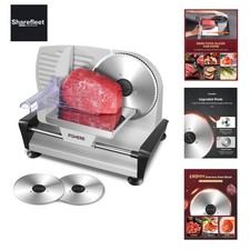 Allesschneider Elektrischer, Brotschneidemaschine mit einstellbare Schnittstä...